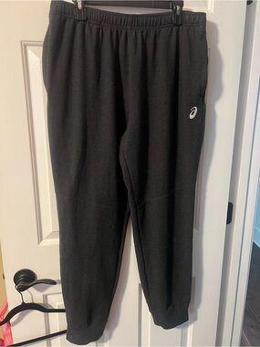 ASICS Black Kids Jogger Sweatpants with Logo